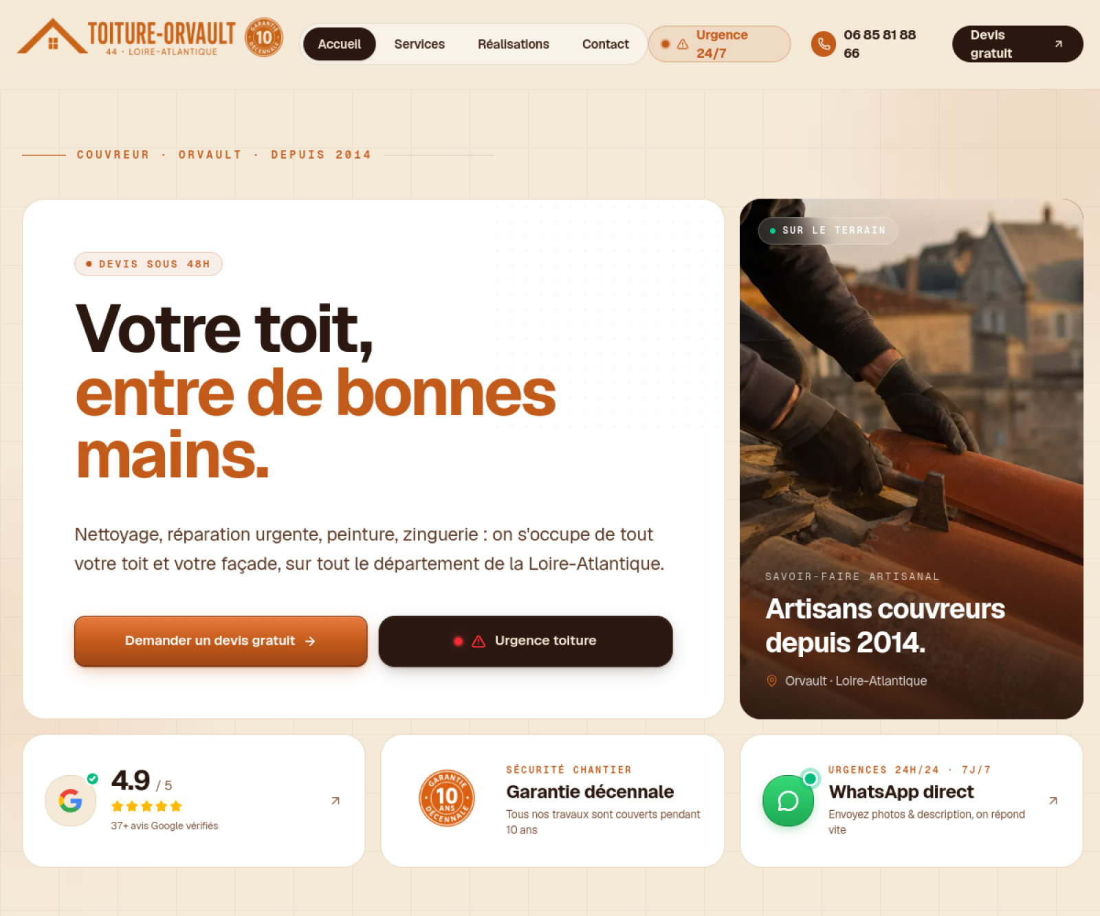 Site Toiture Orvault